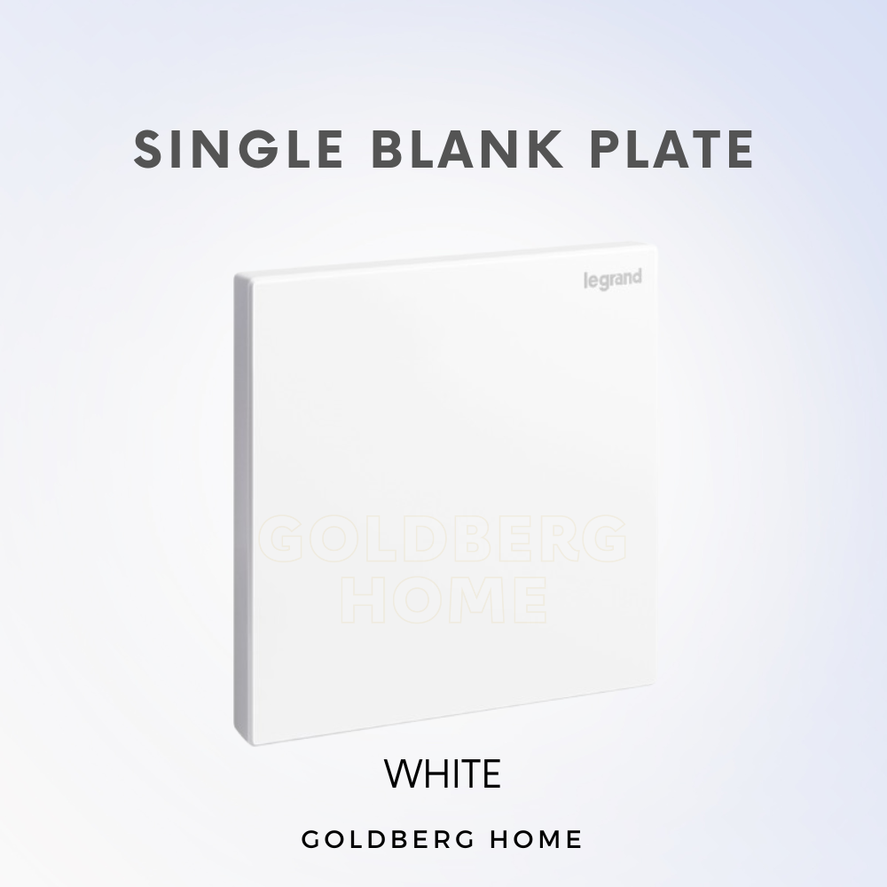 Legrand Galion Blank Plate 1G White Dark Silver Champagne Gold Rose Gold Matt Black