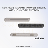 Schneider Electric Easy Series Surface Mount Power Track Light Brown Grey