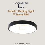 Premium Goldberg 3 Tone Tritone RGB 24W/36W Ceiling Light Goldberg Home SG
