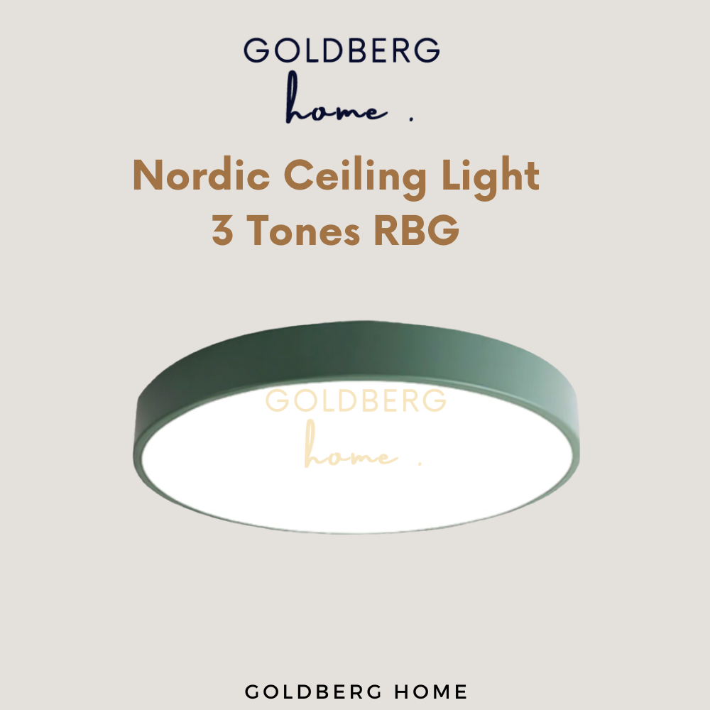 Premium Goldberg 3 Tone Tritone RGB 24W/36W Ceiling Light Goldberg Home SG