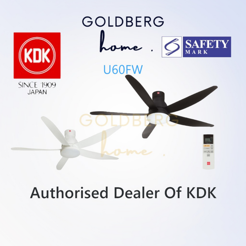 KDK U60FW Ceiling Fan Goldberg Home SG