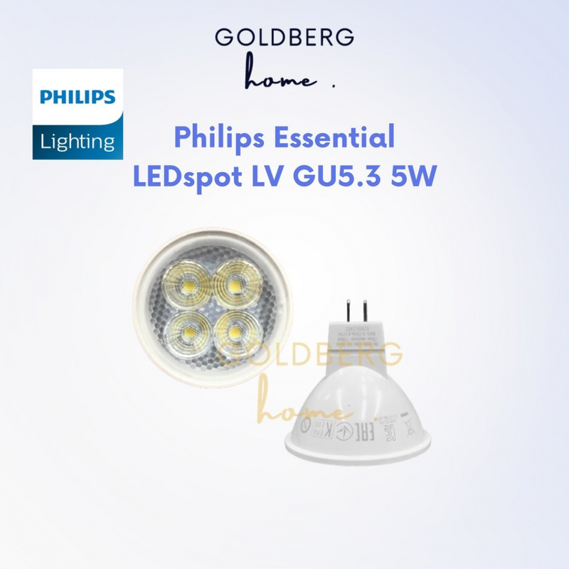 Philips GU5.3 5W Essential LED Spot Light Goldberg Home SG