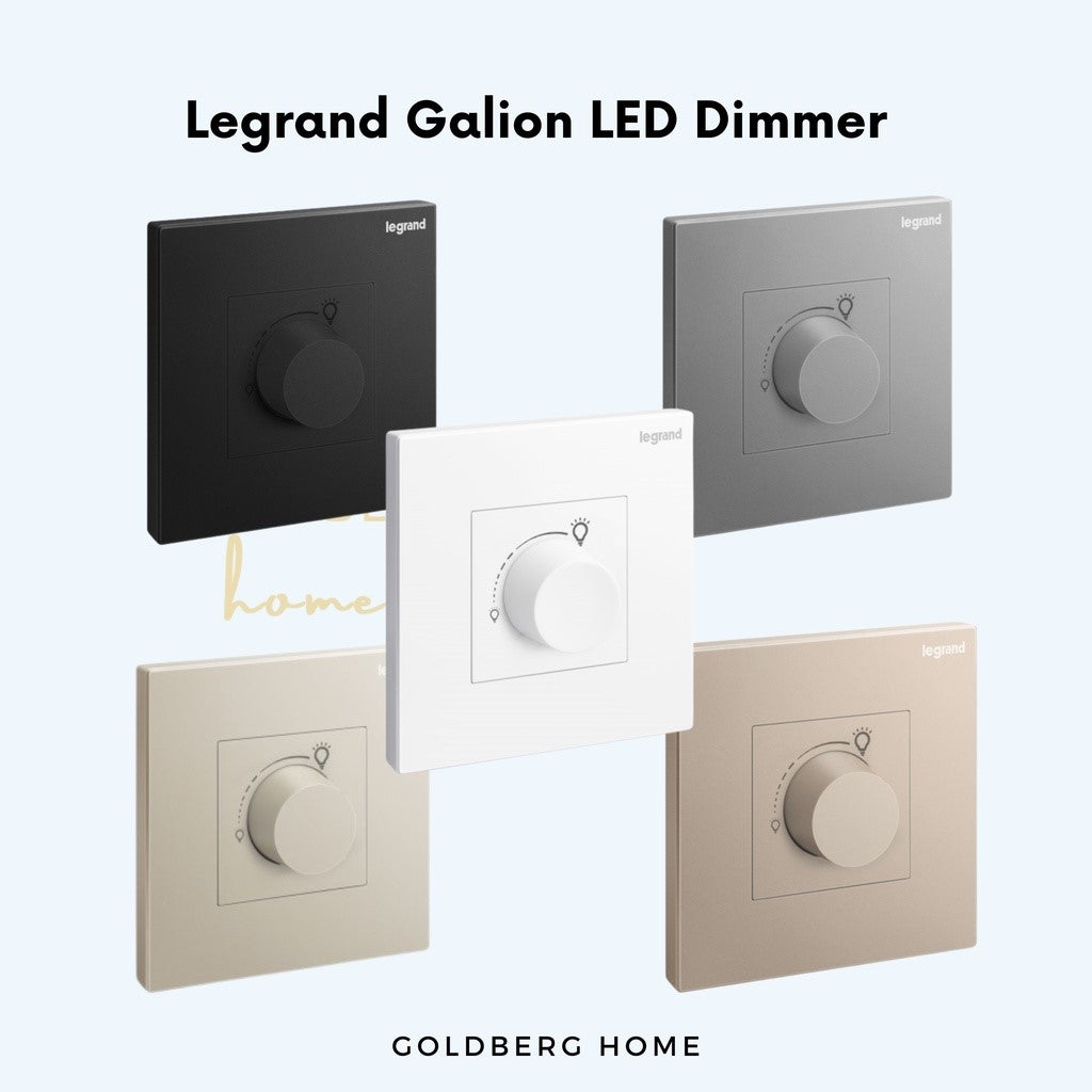 Legrand Galion LED and Rotary Dimmer Goldberg Home SG