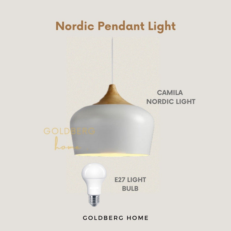 German Nordic Pendant Light Black and White
