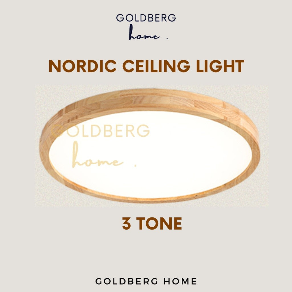 Light Temperature of Mozu Beechword Ceiling Light | Nordic Style Ceiling Light | Goldberg Home SG