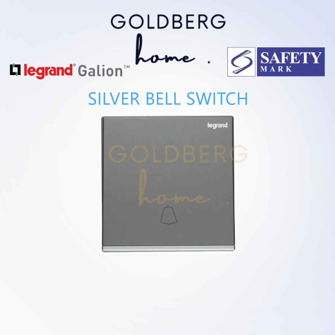 Silver Legrand Galion Bell Switch Goldberg Home SG