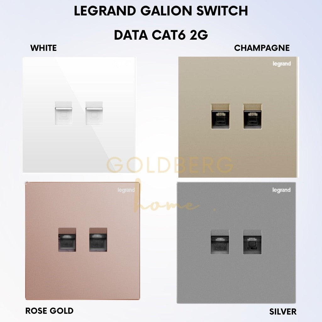 Legrand Galion Data socket Cat6 Goldberg Home SG