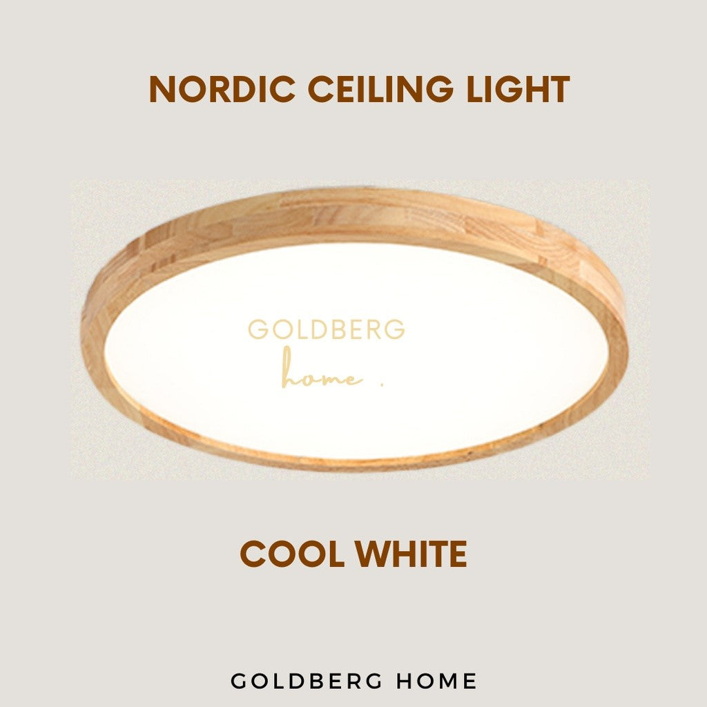 Light Temperature of Mozu Beechword Ceiling Light | Nordic Style Ceiling Light | Goldberg Home SG