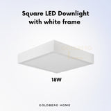 Premium Luz LED 12W 18W 24W Ceiling light Goldberg Home SG