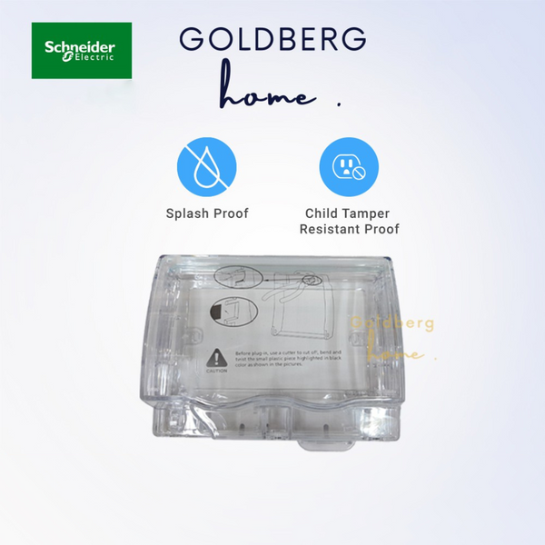 Schneider Electric Weatherproof Lockable Socket Cover