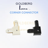 Track Light Rail Connector Straight Corner Goldberg Home SG
