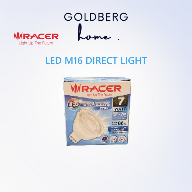 Wracer GU5.3 7W LED M16 Direct Light Goldberg Home SG