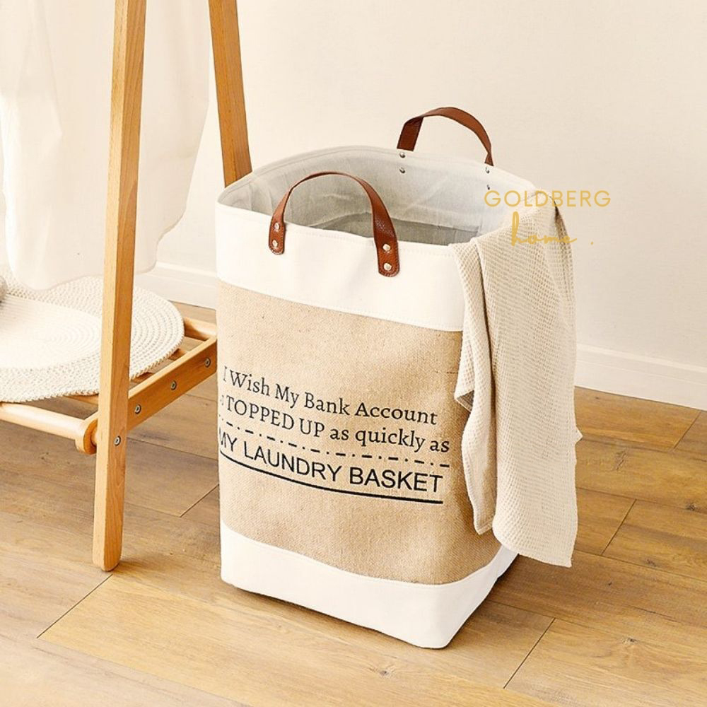 Goldberg Home Premium Nordic Laundry Basket Laundry Room Goldberg Home SG