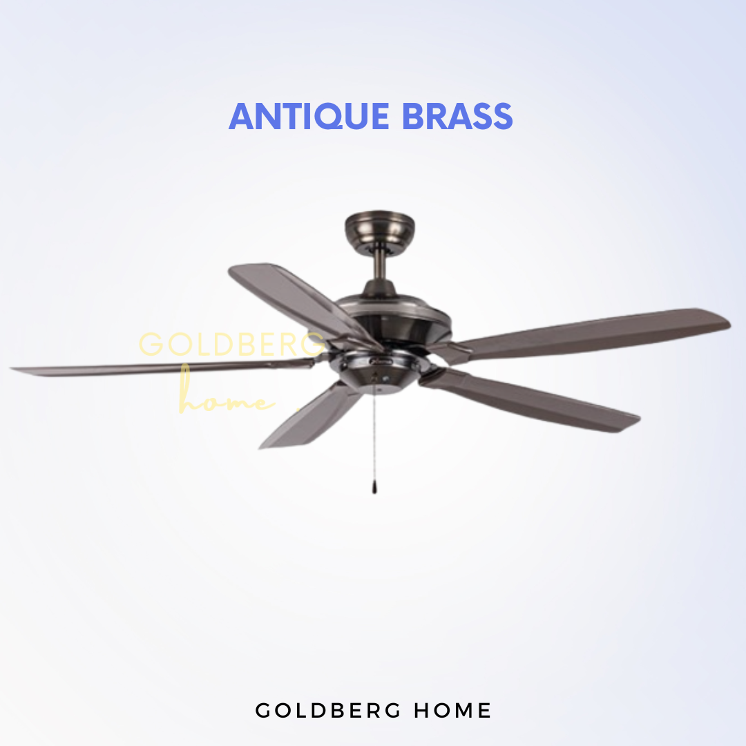 Antique Brass Bestar BS900 Heavy Duty Ceiling Fan | Premium Grade Copper Ceiling Fan | Goldberg Home SG