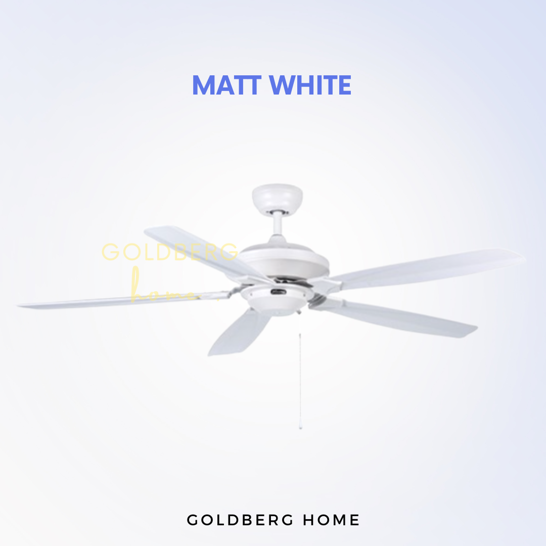 Matt White Bestar BS900 Heavy Duty Ceiling Fan | Premium Grade Copper Ceiling Fan | Goldberg Home SG