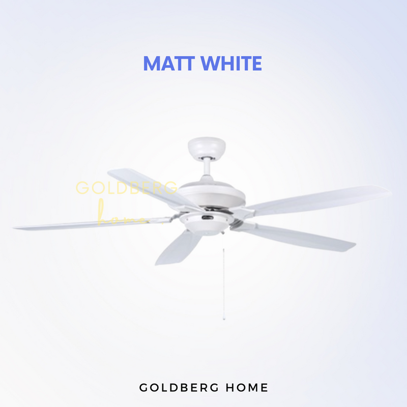 Matt White Bestar BS900 47" 57"  Heavy Duty Premium Grade Copper Ceiling Fan Goldberg Home SG