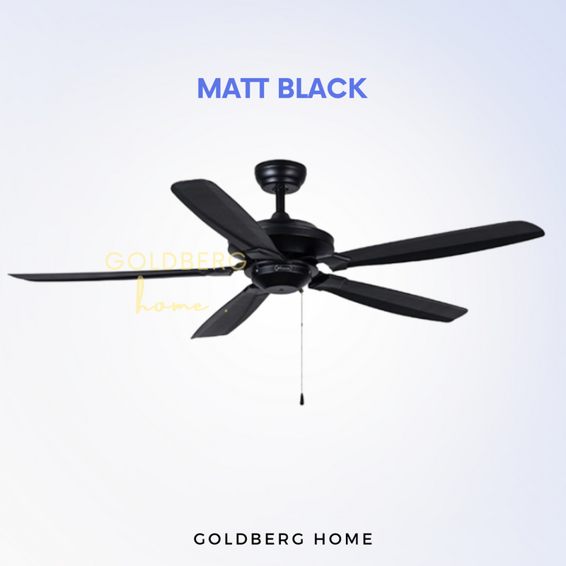 Matt Black Bestar BS900 47" 57"  Heavy Duty Premium Grade Copper Ceiling Fan Goldberg Home SG