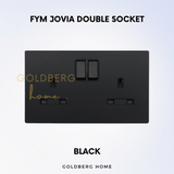 Black FYM Jovia Socket Goldberg Home SG