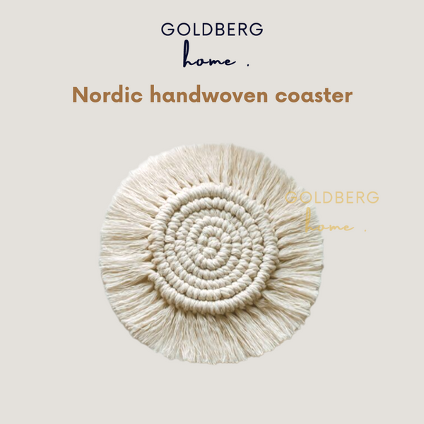 Nordic Handwoven Coaster Goldberg Home SG