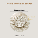 Nordic Handwoven Coaster Goldberg Home SG