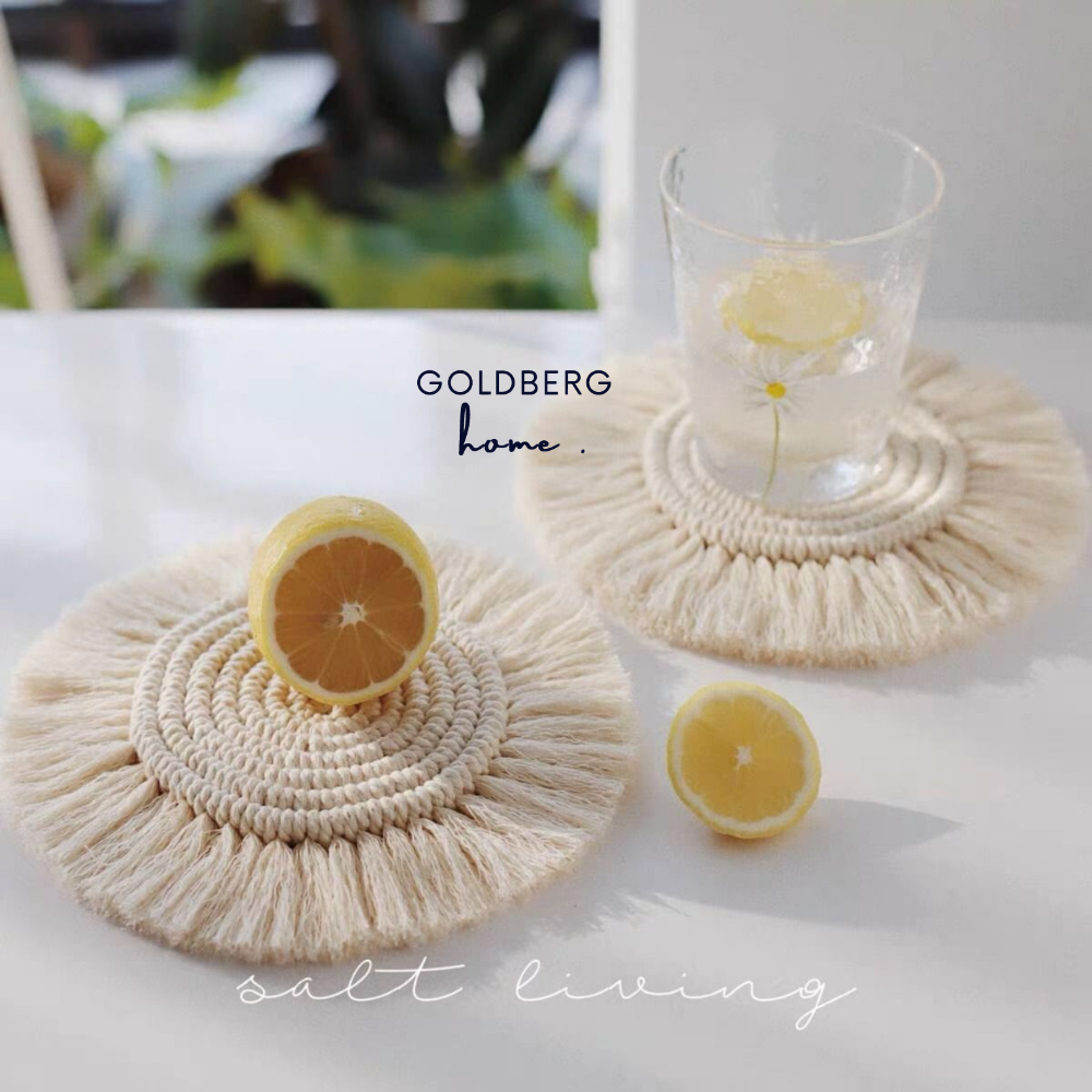 Nordic Handwoven Coaster Goldberg Home SG