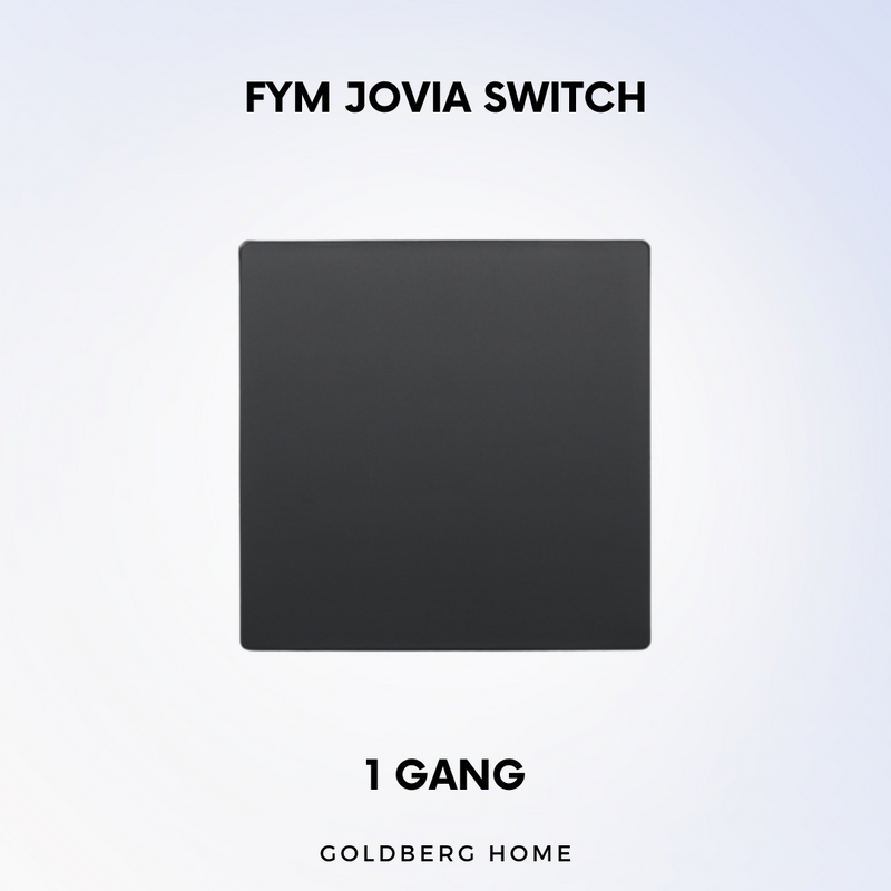 1 Gang FYM Jovia Switch and Socket Goldberg Home SG