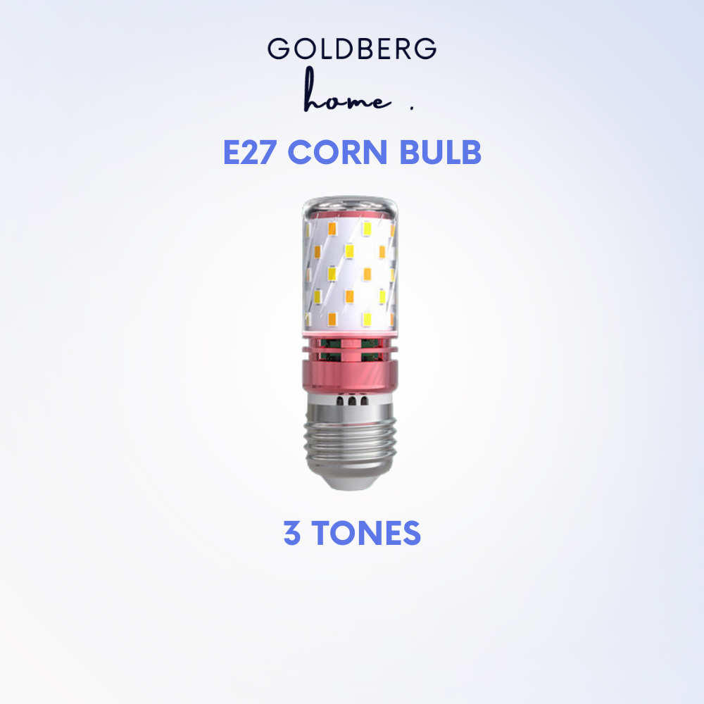 3 Tones E27 corn light bulb 10W 12W Goldberg Home SG