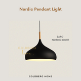 Black Zaro German Nordic Pendant Light Goldberg Home SG
