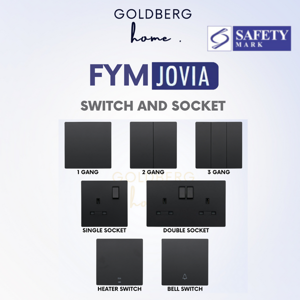 FYM-Jovia-Switch-Socket-Black-Goldberg-Home