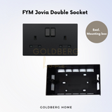 FYM Jovia Double Socket Outlet Goldberg Home SG