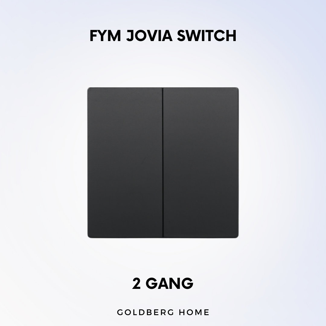 2 Gang FYM Jovia Switch and Socket Goldberg Home SG