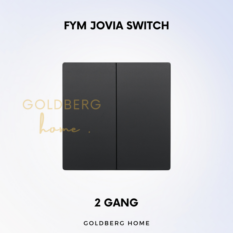 2 Gang FYM Jovia Switch and Socket Goldberg Home SG