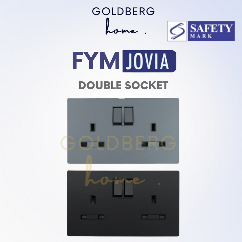 FYM Jovia Double Socket Outlet Goldberg Home SG