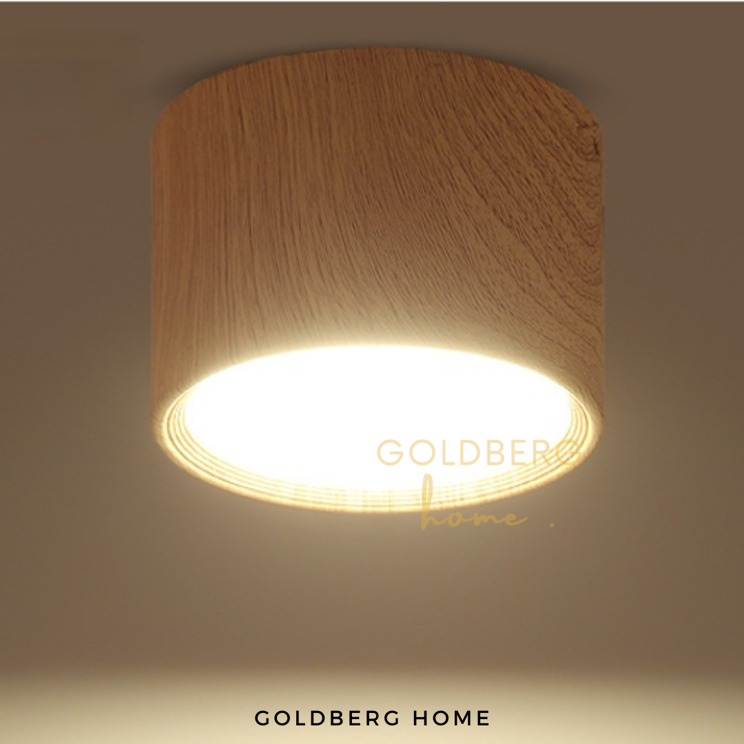 Light Effect of Japanese Full Wood Downlight | Modern Style Downlight |Goldberg Home SG