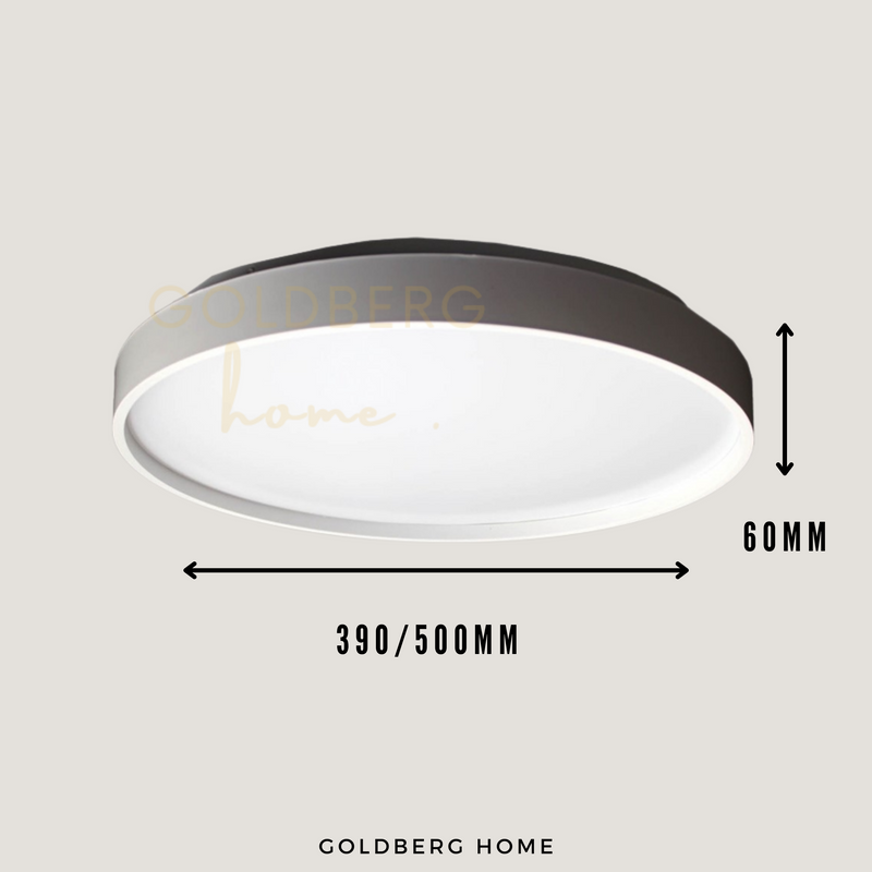 Sheffield Black White LED Ceiling Light Goldberg Home SG