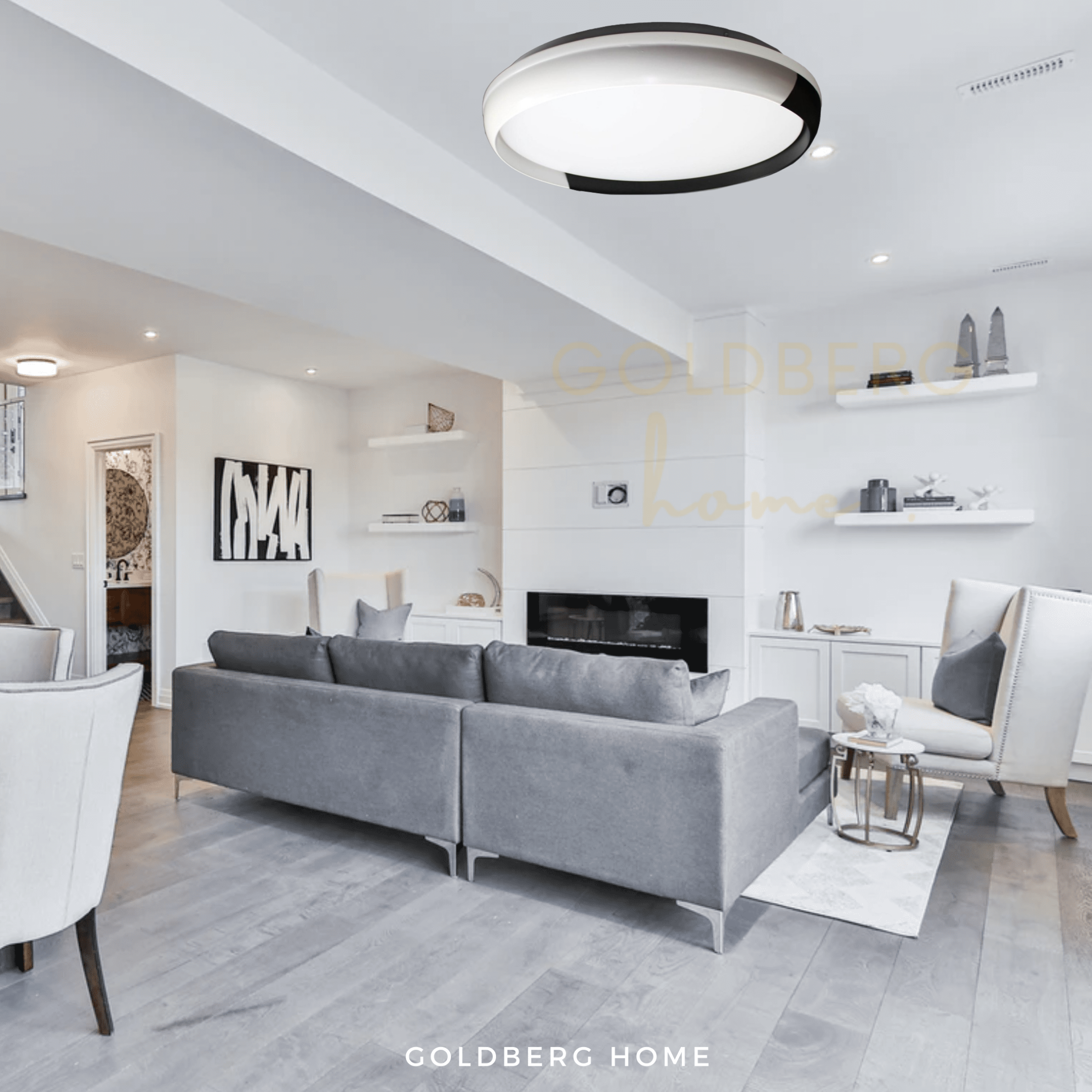 Glasgow LED 39cm 36W Ceiling Light Goldberg Home SG