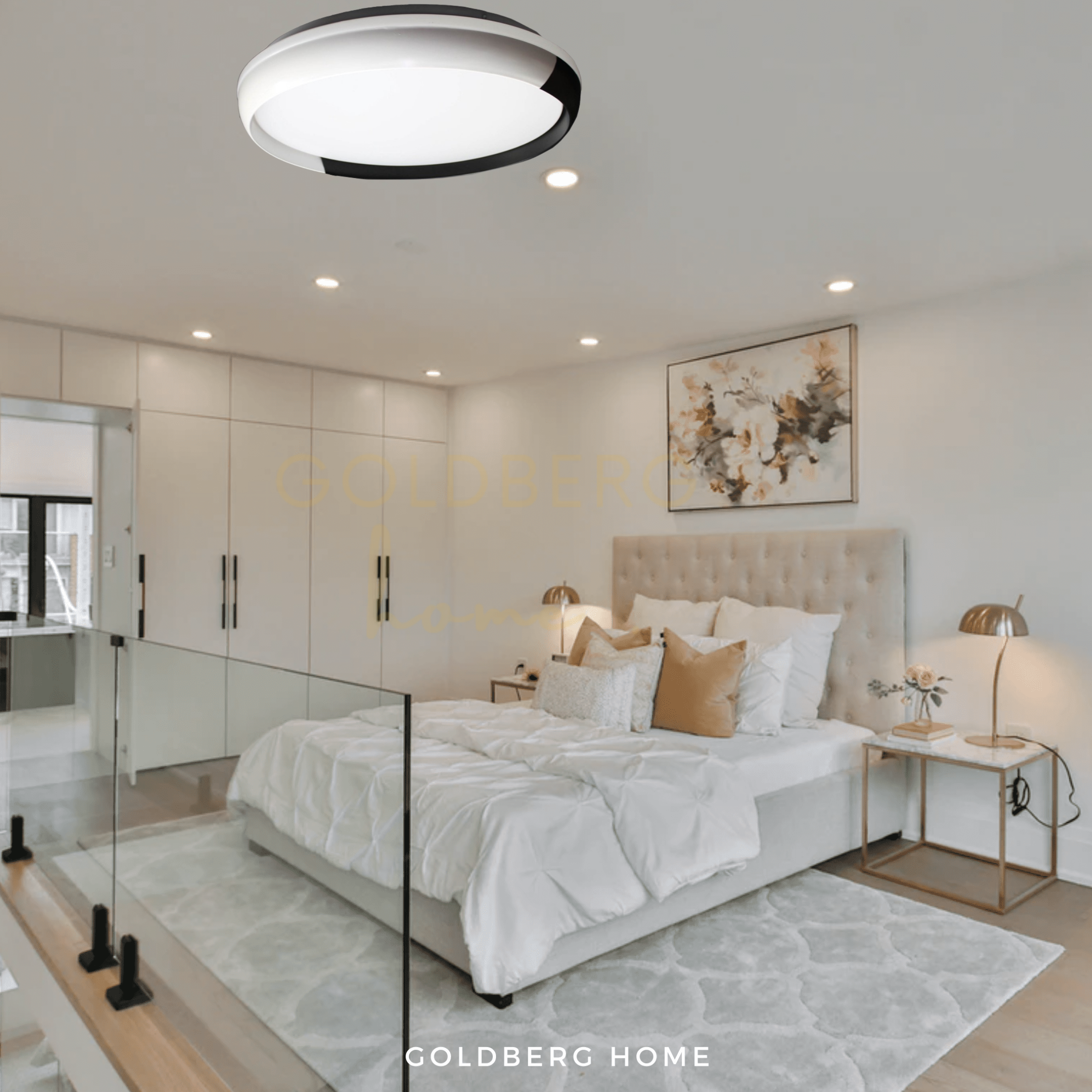 Glasgow LED 39cm 36W Ceiling Light Goldberg Home SG