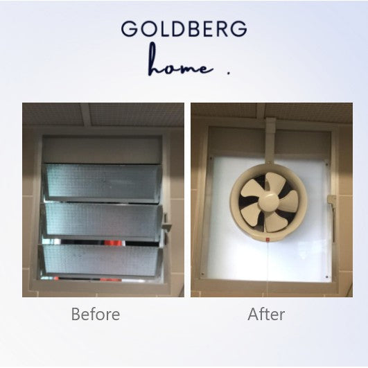 Installation works for KDK 20/25 AUH Exhaust Fan | Hassle-free Ventilating Fan installation | Goldberg Home SG