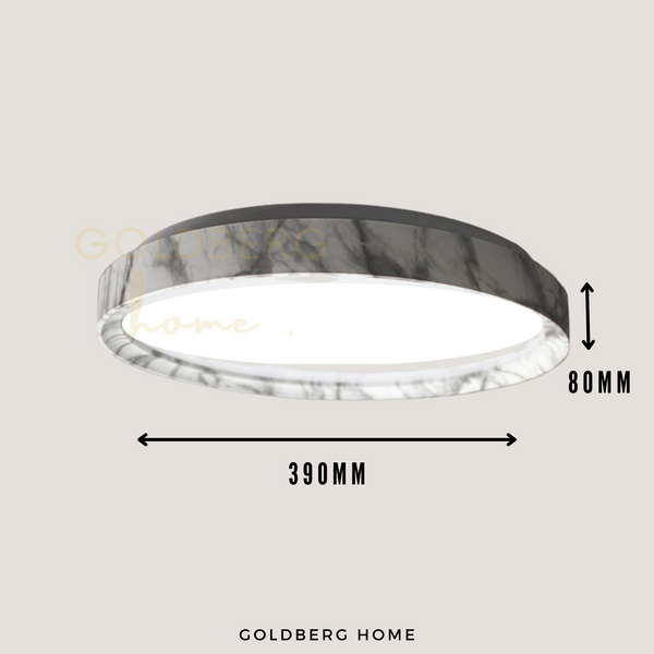 Marble LED 39cm 36W Ceiling Light Goldberg Home SG