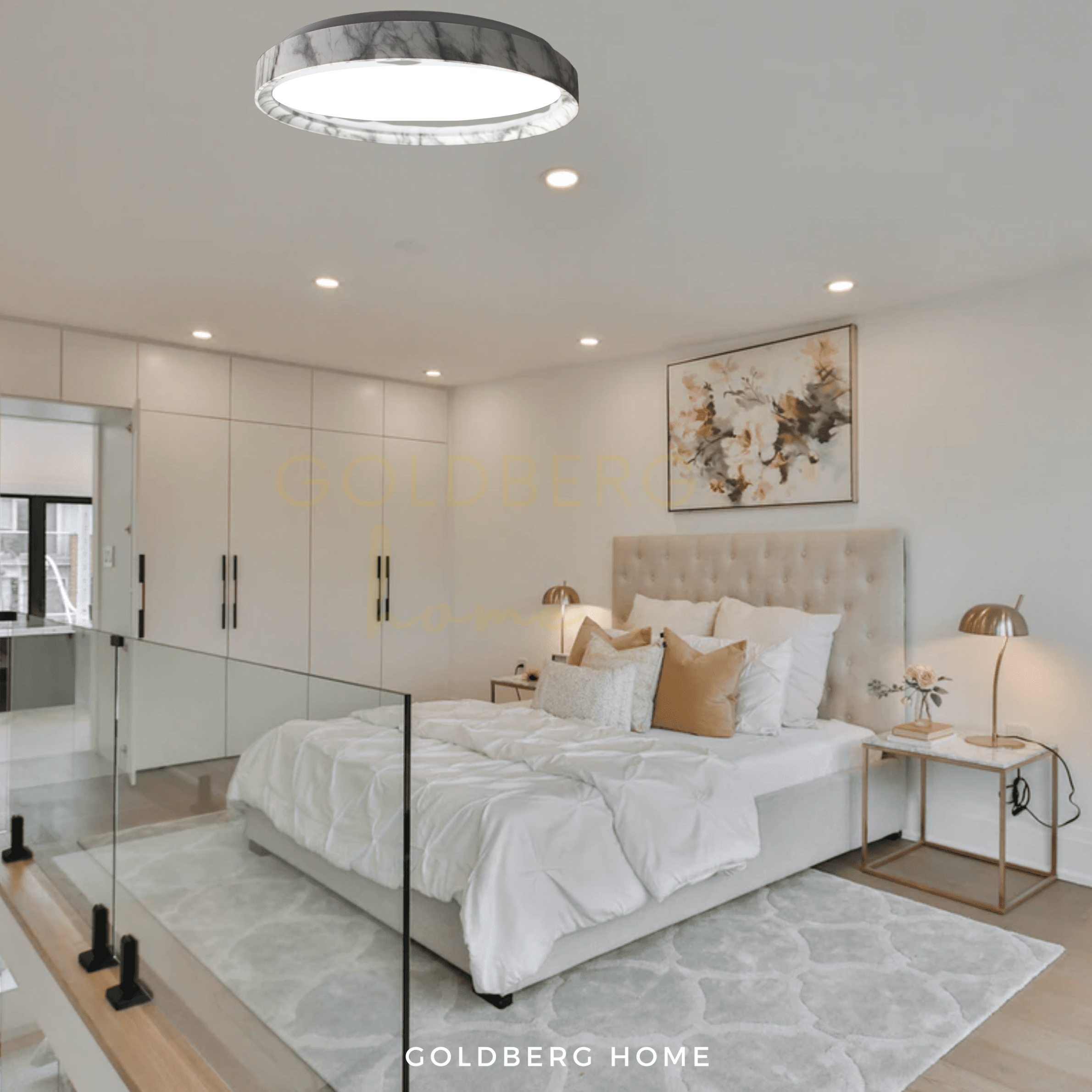 Marble LED 39cm 36W Ceiling Light Goldberg Home SG