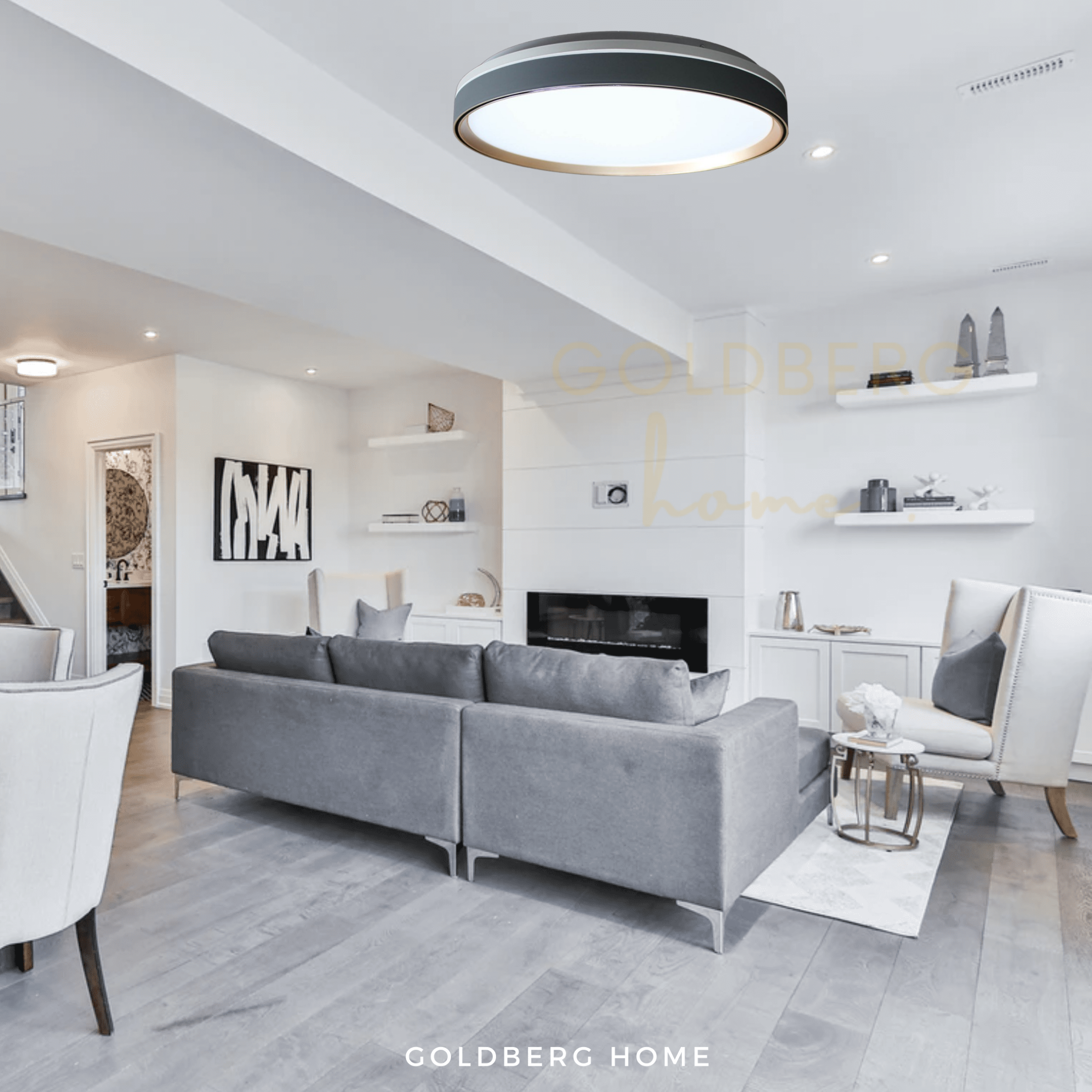 Manchester LED 39cm 36W Ceiling Light Goldberg Home SG