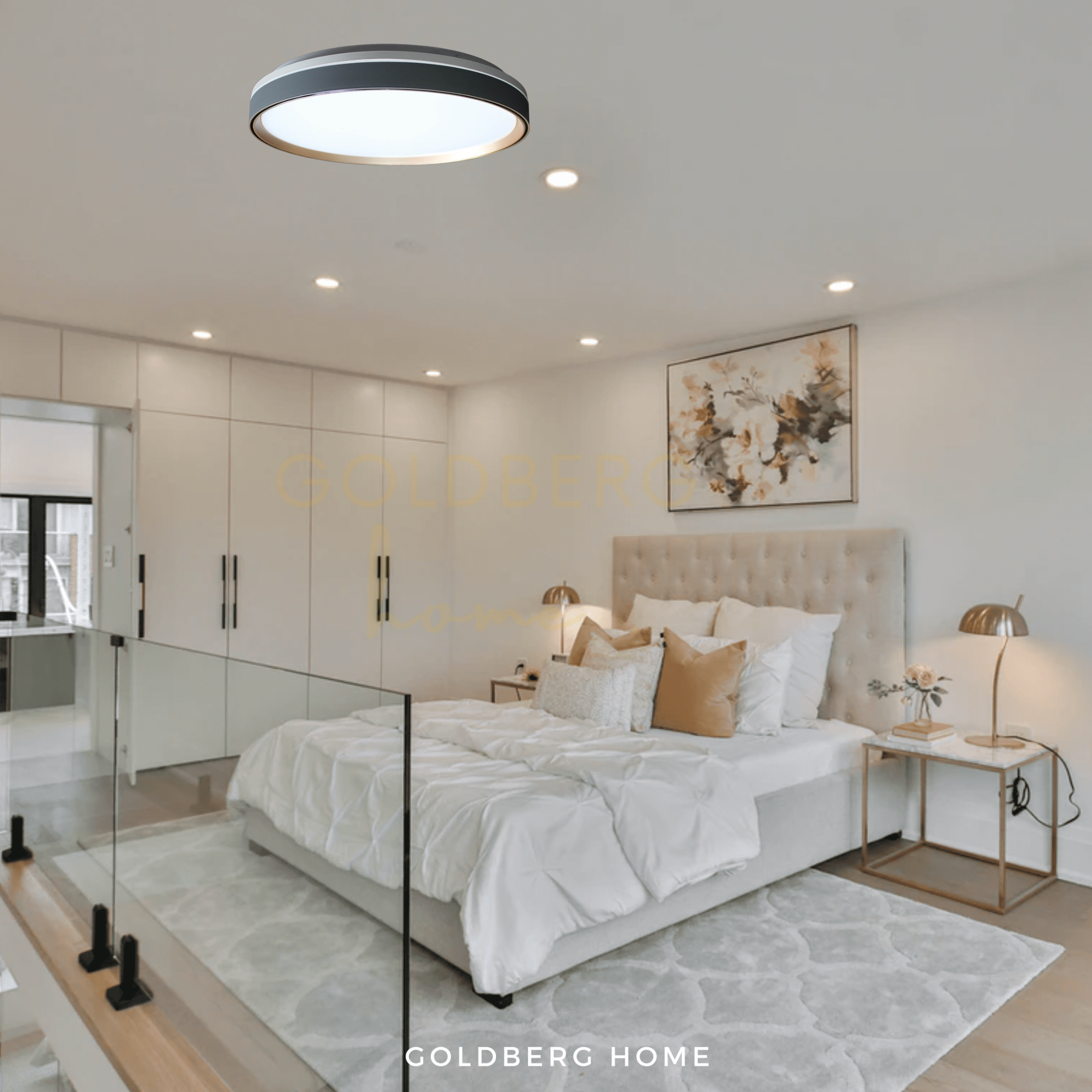 Manchester LED 39cm 36W Ceiling Light Goldberg Home SG