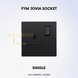 Single FYM Jovia Switch and Socket Goldberg Home SG