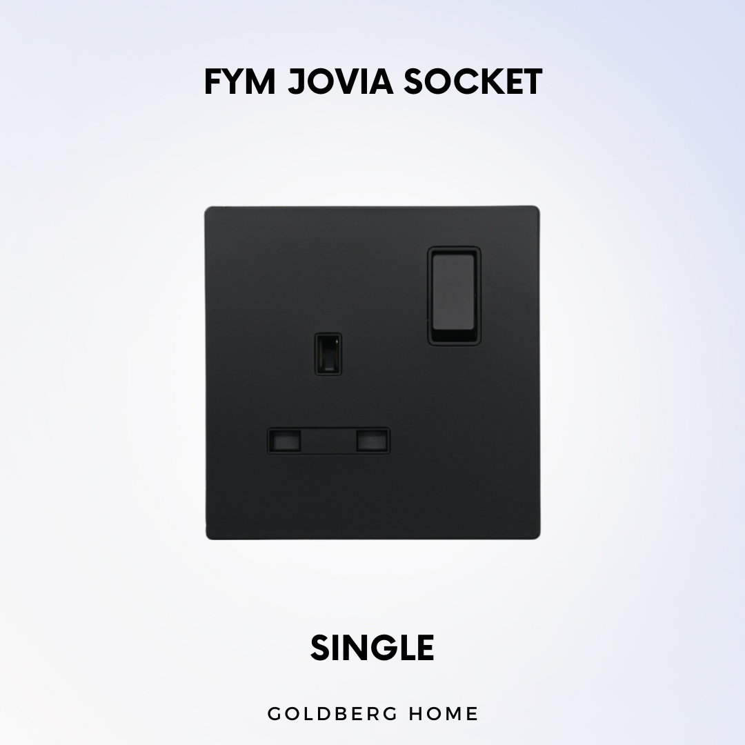 Single FYM Jovia Switch and Socket Goldberg Home SG