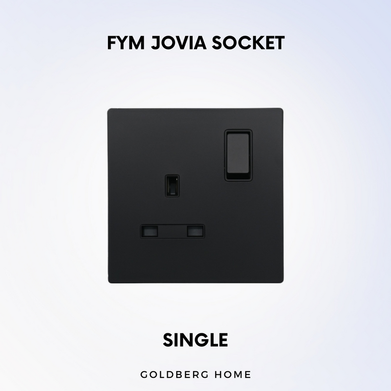 Single FYM Jovia Switch and Socket Goldberg Home SG