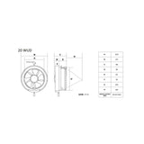 KDK 15 / 20 WUD Exhaust Fan Goldberg Home SG