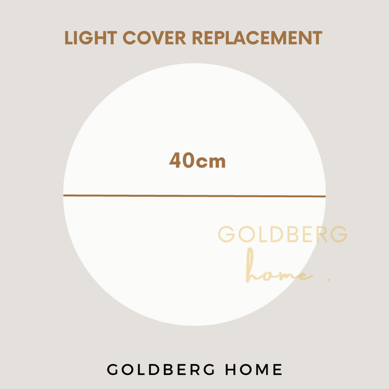 Light cover replacement for ceiling light - 23cm 30cm 40cm