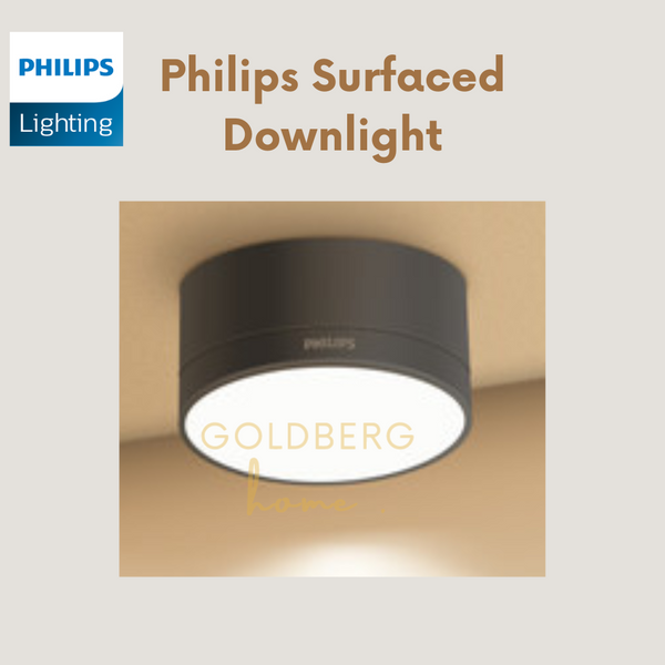 Philips Nordic 9W Downlight Black White