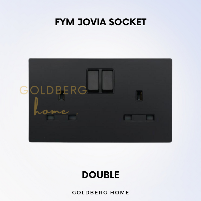 Double FYM Jovia Switch and Socket Goldberg Home SG