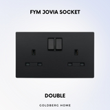 Double FYM Jovia Switch and Socket Goldberg Home SG